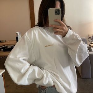 Sporty and Rich White Crewneck